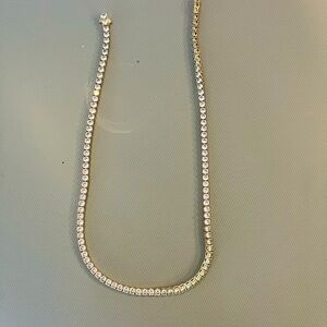 Gold and Diamond Box Chain 18” Craftd London